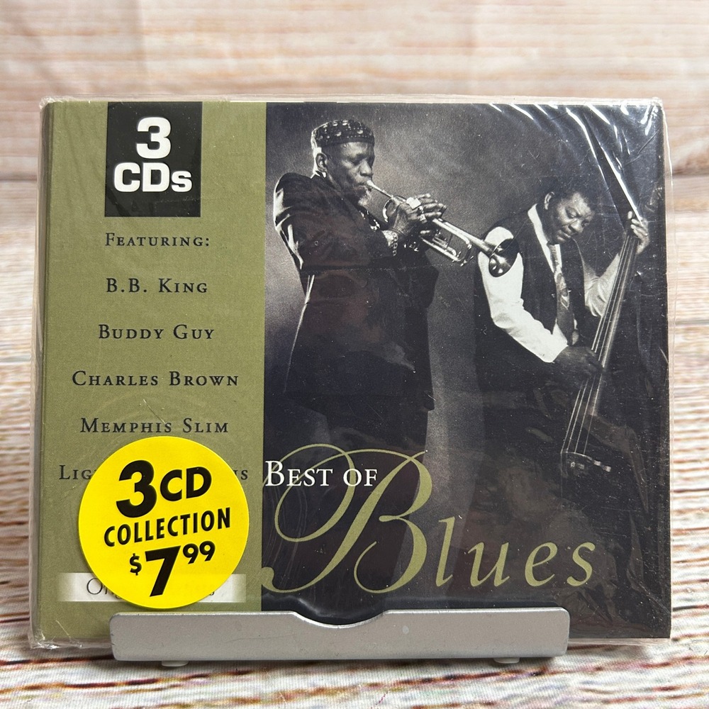 Best of Blues 3 CD Collection Madacy BB King Buddy Guy Ray Charles NEW